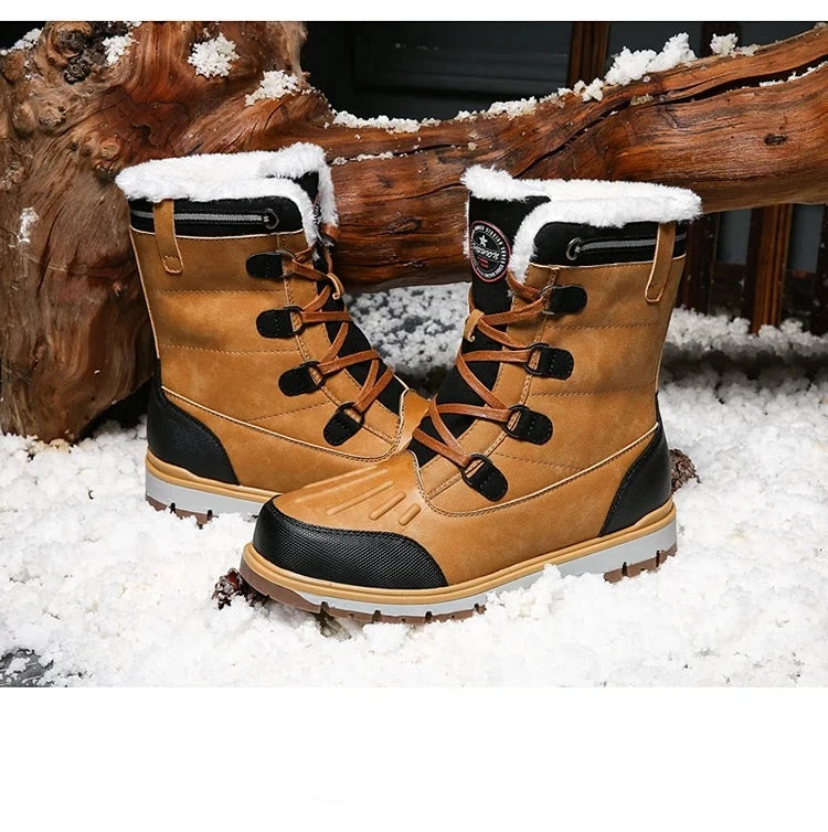 Load image into Gallery viewer, Men&#39;s Winter Mukluk Boots with Fur High-top Lining - Old Dog Trading
