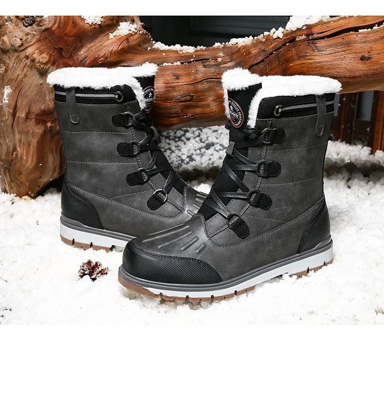 Carregue imagem no visualizador da galeriaMen&#39;s Winter Mukluk Boots with Fur High-top Lining - Old Dog Trading
