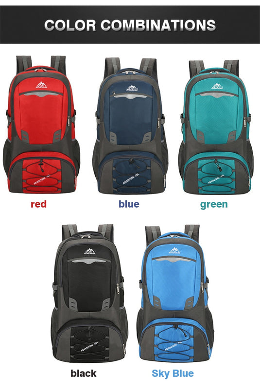 Multi Pockets 30L-70L Capacity Outdoor Waterproof Backpack - Old Dog Trading