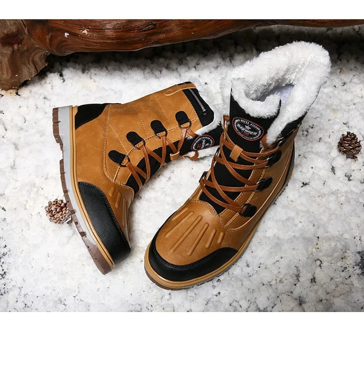Chargez l&#39;image dans la visionneuse de la galerie, Men&#39;s Winter Mukluk Boots with Fur High-top Lining - Old Dog Trading
