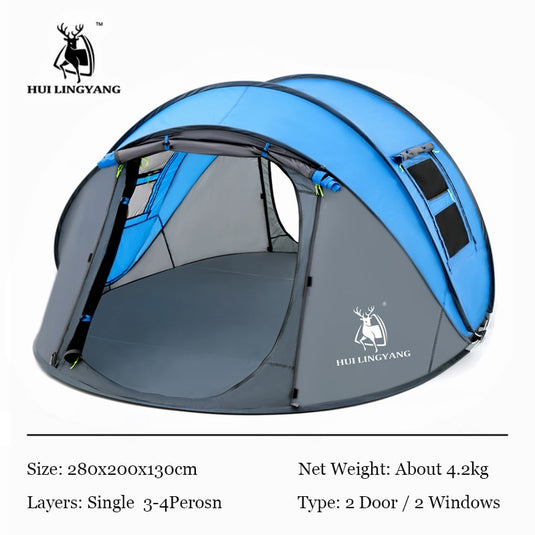 4-6 Person High-Quality Camping Tent - Old Dog Trading