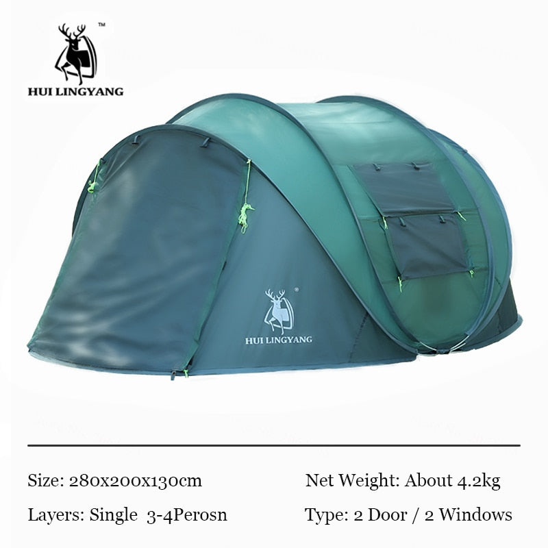 Load image into Gallery viewer, 4-6 Person High-Quality Camping Tent - Old Dog Trading
