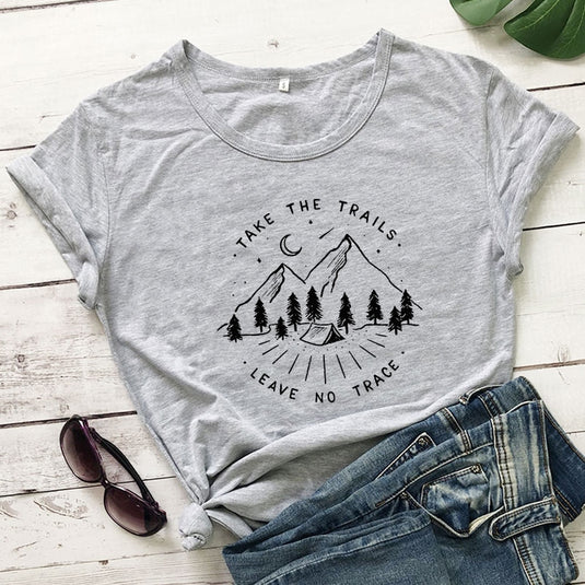 Take The Trails Leave No Trace Women's T-shirt - Old Dog Trading
