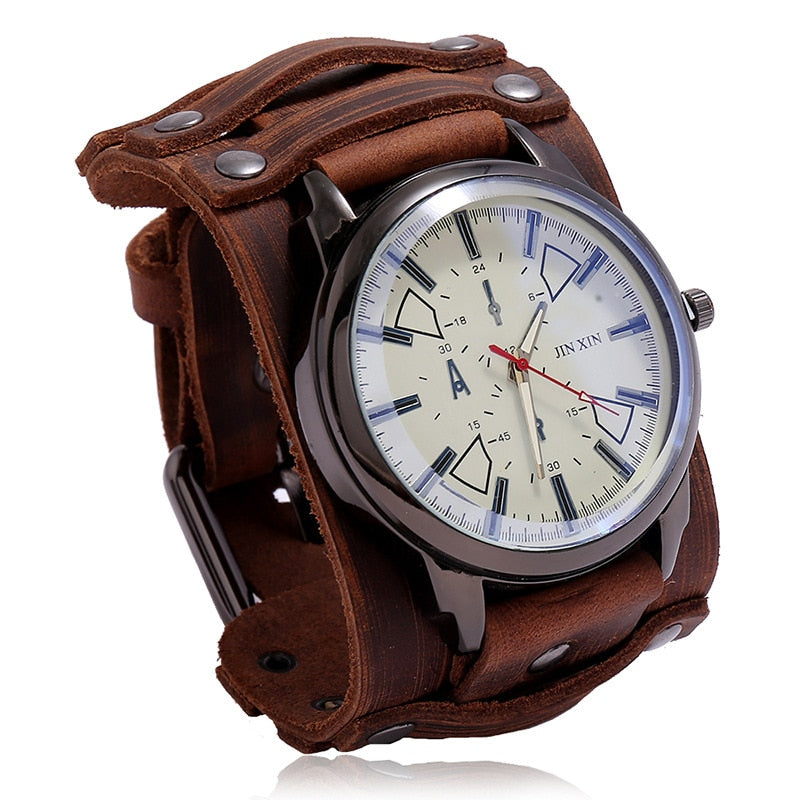 Carica immagine in Galleria Viewer, Jessingshow Men&#39;s Quartz Luxury Wristwatch w/Leather Band - Old Dog Trading
