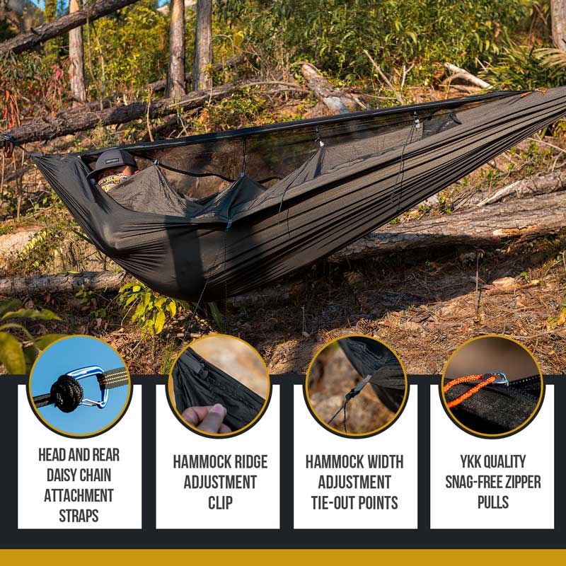 Load image into Gallery viewer, OneTigris 1 Person Winter Hammock with Bug-Net - Old Dog Trading
