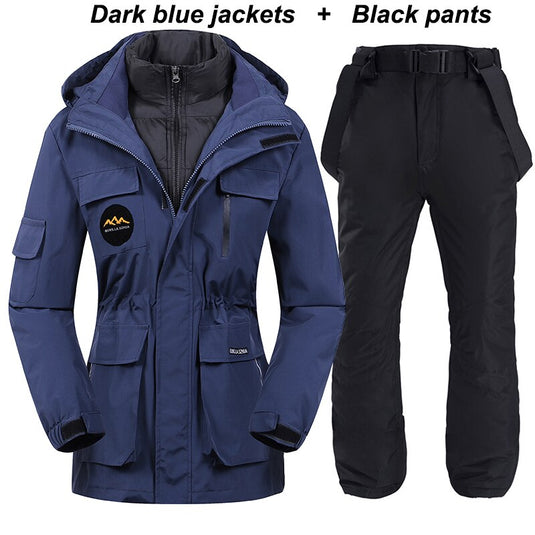 '-30 Degree Womens Winter Down Ski Suit (Jacket or Jacket/Pant Combo) Waterproof - Old Dog Trading