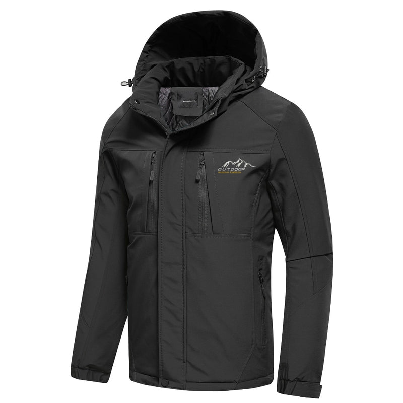 Load image into Gallery viewer, Men&#39;s Outdoor Thick Jacket with Hood - Old Dog Trading
