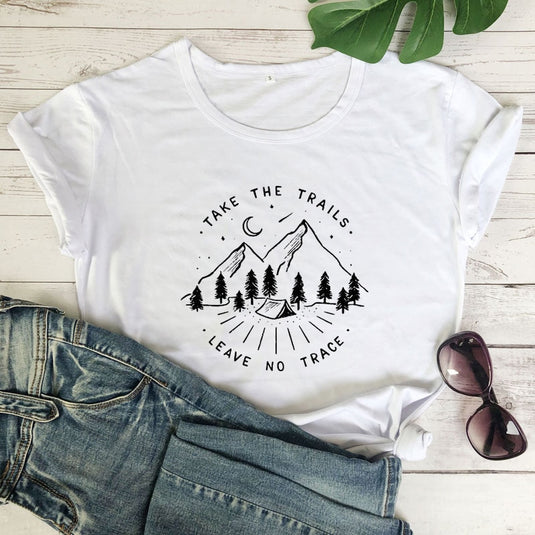 Take The Trails Leave No Trace Women's T-shirt - Old Dog Trading