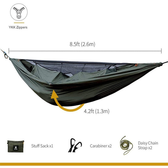 OneTigris 1 Person Winter Hammock with Bug-Net - Old Dog Trading