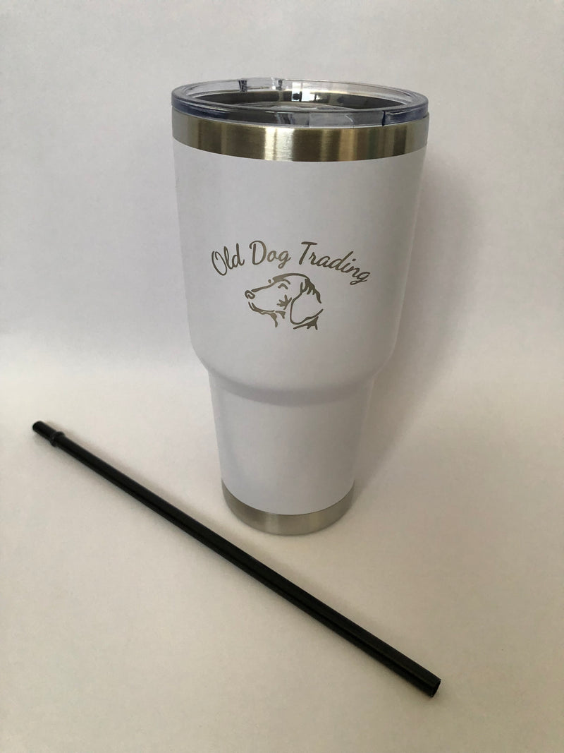 Carica immagine in Galleria Viewer, Old Dog Trading  30oz Insulated Travel Tumbler w/Straw - Old Dog Trading
