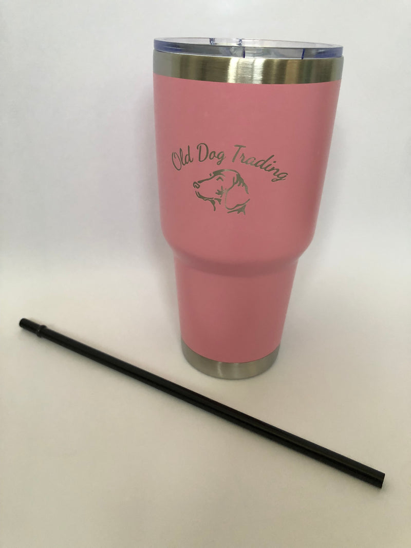 Load image into Gallery viewer, Old Dog Trading  30oz Insulated Travel Tumbler w/Straw - Old Dog Trading
