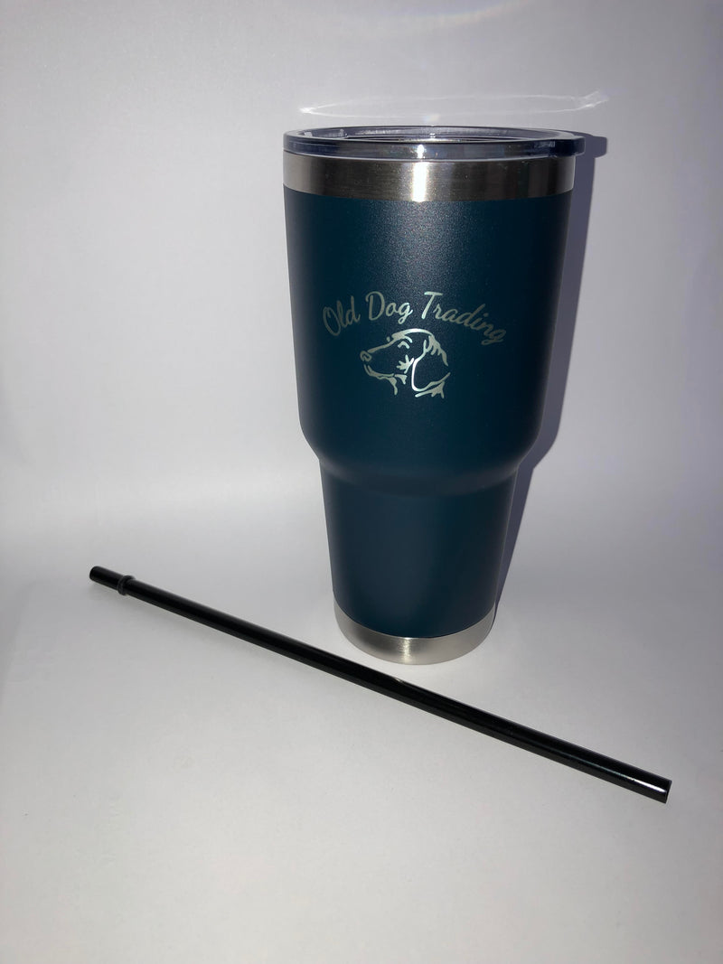 Carica immagine in Galleria Viewer, Old Dog Trading  30oz Insulated Travel Tumbler w/Straw - Old Dog Trading
